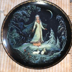 Beautiful limited edition Russian plate